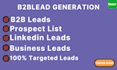 do targeted b2b lead generation for any industry and email list building