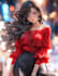 create pin up girl and illustration