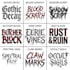 create scary,horror,spooky name text ,animal,faces,skull logo or stickers design