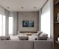 design bathroom, kitchen, living room interior, 3d rendering
