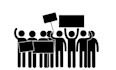 draw stickman and stick figure characters in your desired scene or concept