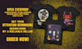 draw creepy and spooky cartoon tshirt design