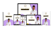 design digital product mockup and ecover bundle