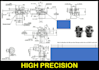 sketch blueprint for machining application