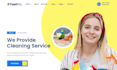 design cleaning service website, booking koala website
