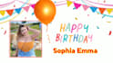 make disney happy birthday greetings video within 2 hours
