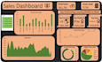 develop professional and interactive dashboard in excel