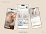 design modern mobile app UI UX in figma for ios and android
