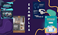 design awesome a4 flyer, poster, business card or postcard