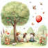create a beatiful children book illustration