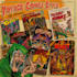 draw vintage illustrations in a retro comic book style