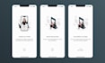 create splash screen, onboarding screen, or walkthrough screen design
