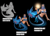 paint character design, concept art and illustrations