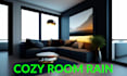 create unique cozy room rain video