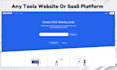 create bio links, URL shortener, qr code or saas pdf tools website