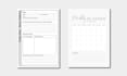 design digital, printable planner and journal notebook pages