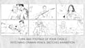 make a pencil sketch style rotoscoped video
