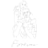 draw digital line art portrait from any photo