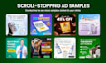 design facebook ads post, meta ad creatives, instagram post, carousel design