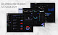 design saas web app admin panel dashboard ux ui  in figma