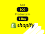 upload or add products to shopify, wix and bigcommerce store