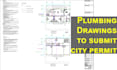design city permit plan for electrical drawings, plumbing, hvac, mep in autocad