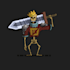 do pixel art character designs and character animations