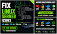 troubleshoot and fix linux server, docker, vps, nginx and ssh issues
