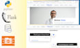 do dynamic web app development with python flask and sql database integration