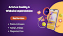 write 45 supercharge seo rank articles for adsense approval