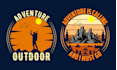 do adventure mountain outdoor hiking  custom t shirt design
