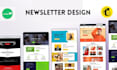 design mailerlite email template, popup form, and automation