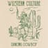 design western vintage monoline style