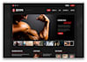 design fitness gym website personal trainer workout health yoga coaching website