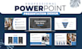 design modern powerpoint presentation, investor pitch deck, google slides