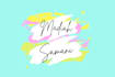 design cartoon and feminine logo