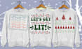 do design ugly christmas sweater and sweatshirt