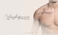 do custom tattoo design, lettering text writing script minimalist tatoo
