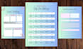 do printable planner and journal design