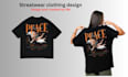 make trendy t shirt,streetwear clothing,merch design