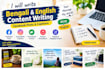 write engaging bengali and english engaging facebook  post and captions