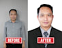 create business headshot portrait from photos