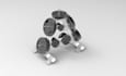 design gym equipment on 3d