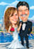 draw your wedding caricature