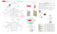 create professional clothing tech pack and flat sketch