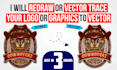 trace or redraw your logo, graphics HD png, jpg, ai or eps