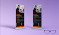 design creative eye catching roll up banner for your business