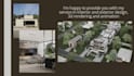 render 3d design exterior, model building, house, office
