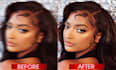 enhance, improve, upscale photo to high resolution