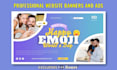 design professional website banners and ads